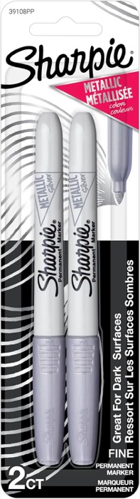 Sharpie Metallic Silver Markers