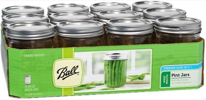 Ball Wide-Mouth Pint Jars