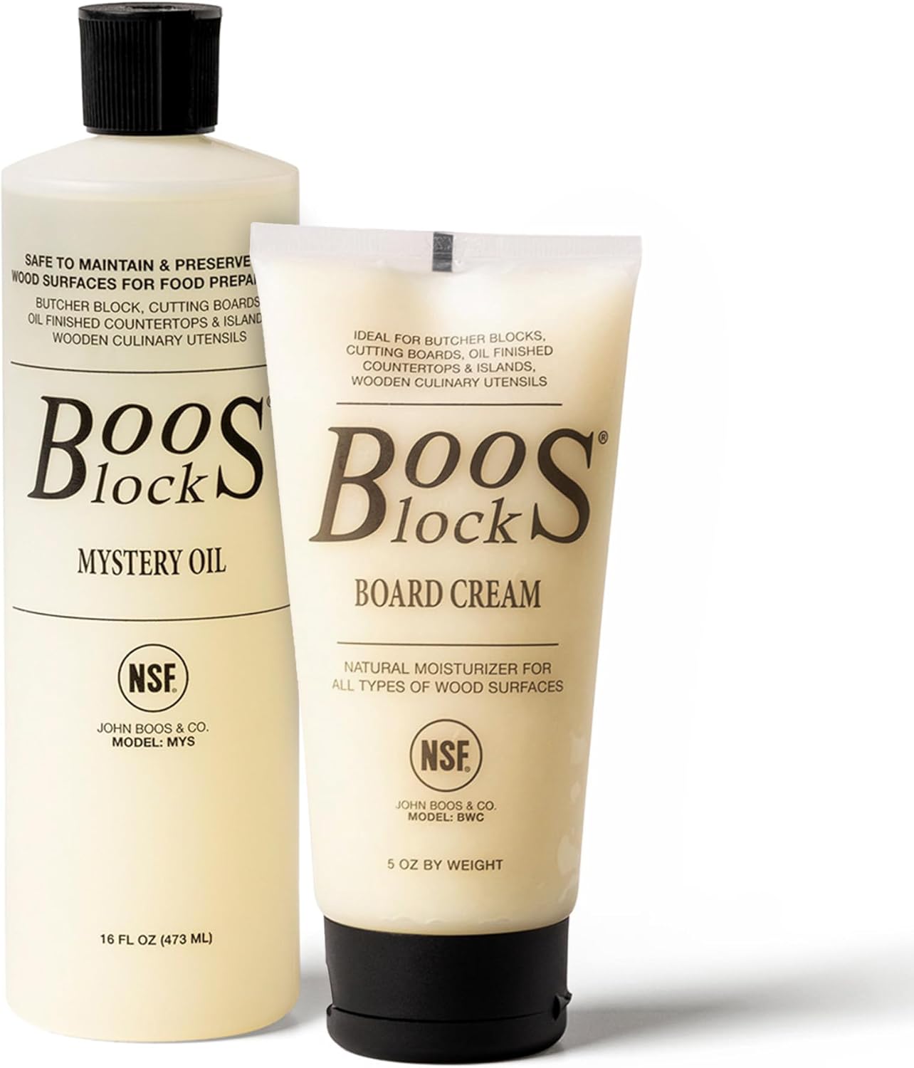 John Boos Board Oil and Cream Care Kit
