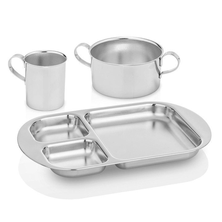 Kiddobloom Stainless Children's Dinnerware Set