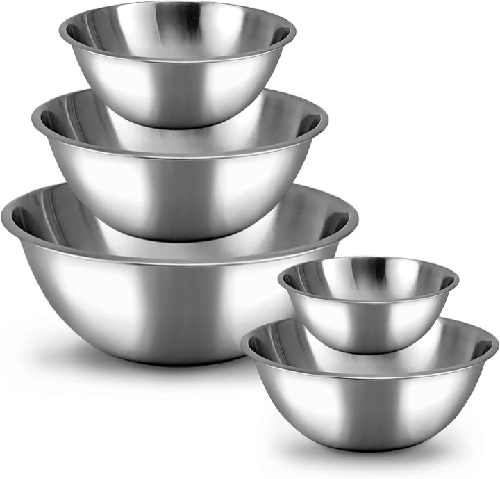 WHYSKO Stainless Steel Mixing Bowl Set