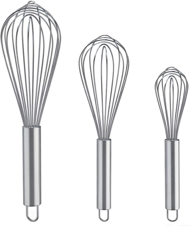 Stainless Steel Balloon Whisk Set