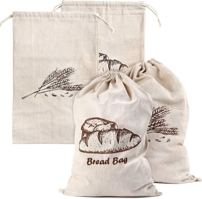 Augshy Linen Bread Bags