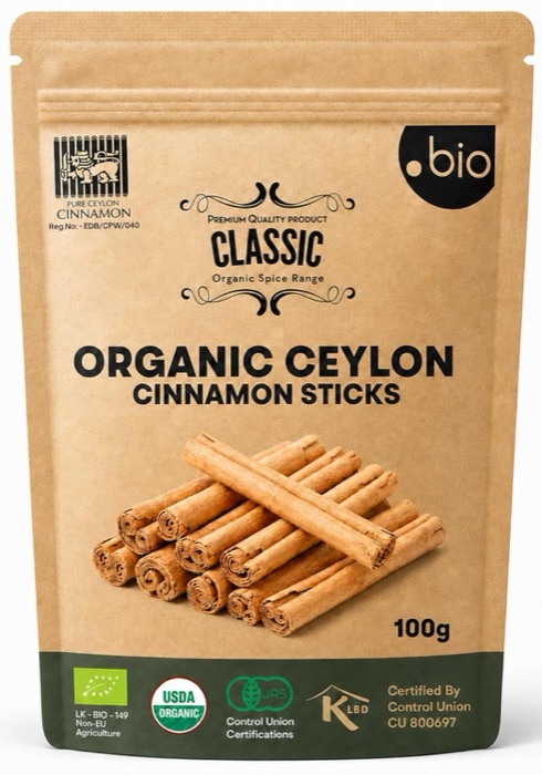 Organic Ceylon Cinnamon Sticks