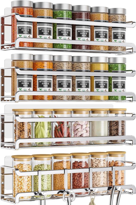 Bunoxea Wall Spice Racks