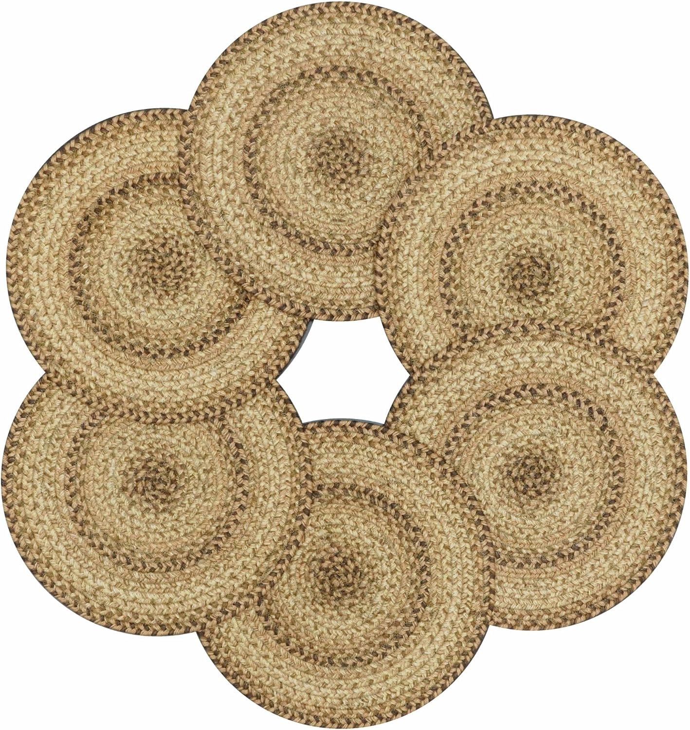 Homespice Cookie Dough Braided Placemats